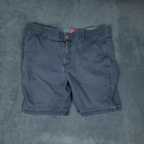 Coleman Cargo Shorts Lot of 2 Mens 36 Khaki Gray Canvas Workwear Outdoor - Picture 10 of 15